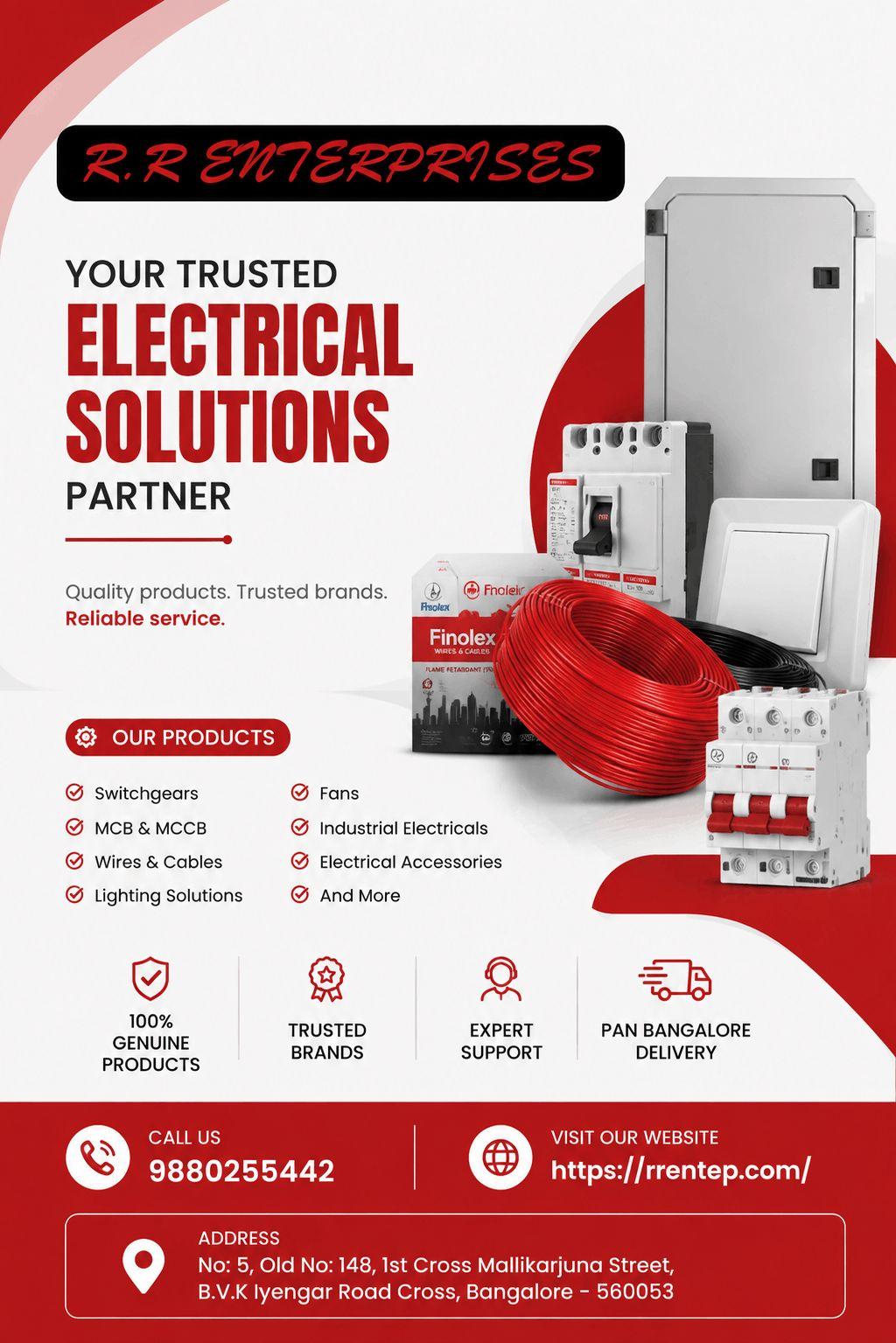 Trusted Electrical Supplier in Bangalore  Contact Us