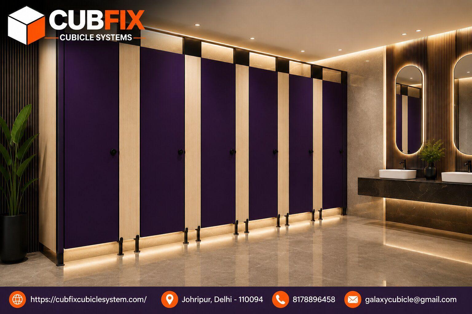 Modern Toilet Cubicle Manufacturers in India | Cubfix