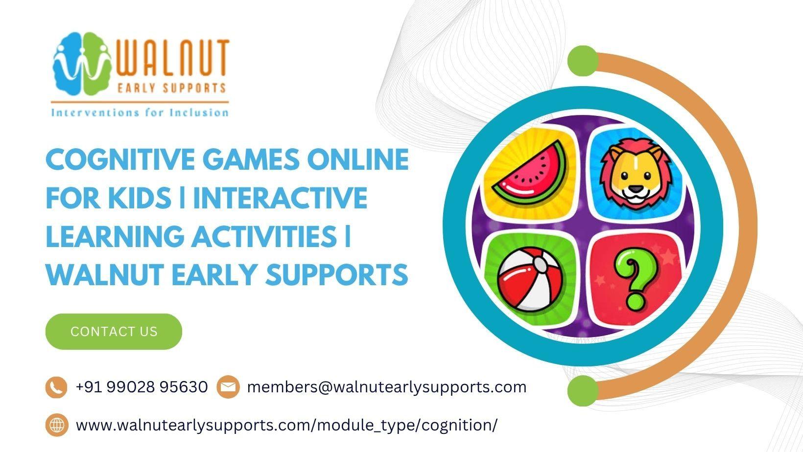 Cognitive Games Online for Kids | Interactive Learning Activities