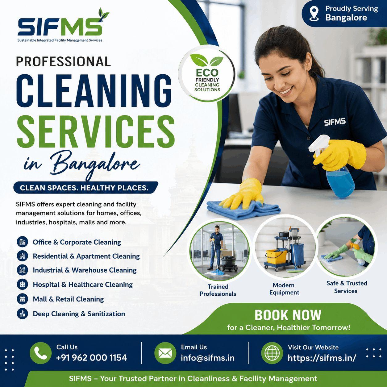 Housekeeping Services in Bangalore | Facility Management Solutions | SIFMS