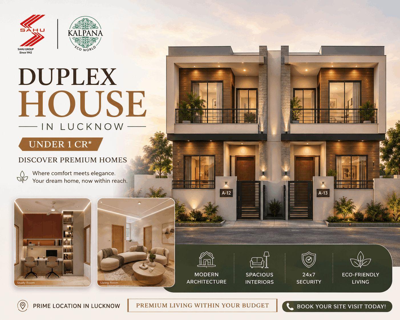 Duplex House in Lucknow Under 1 Cr Discover Premium Homes