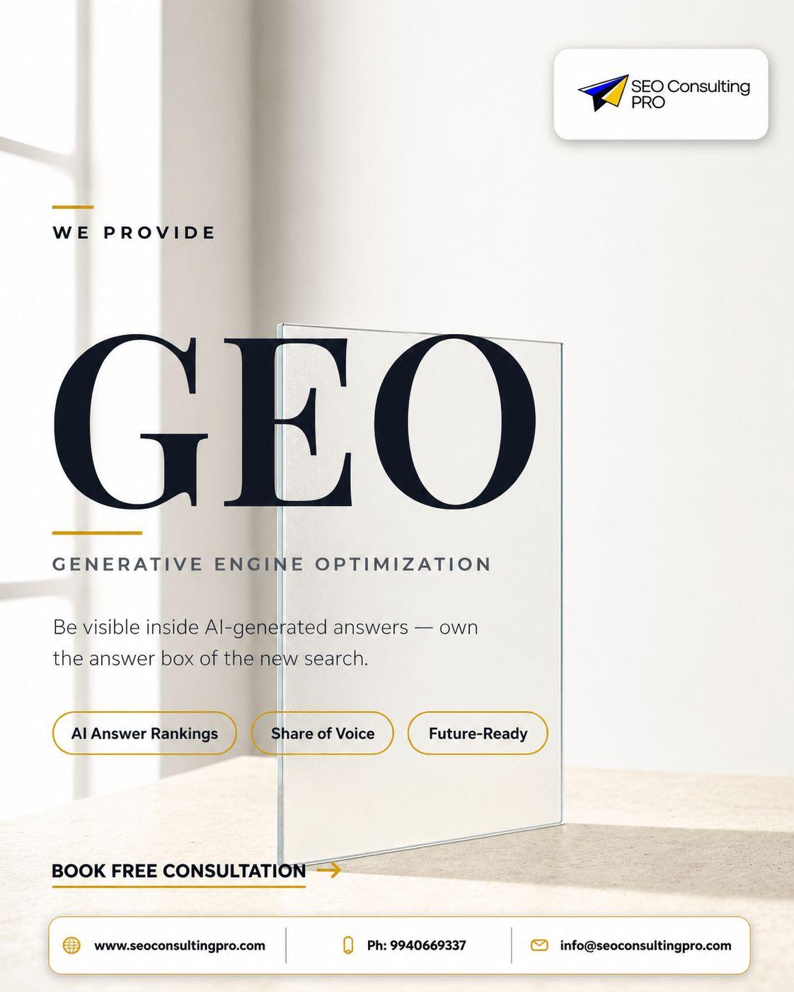 SEO Consulting Pro | SEO, AEO & GEO Services That Put You Where Buyers Search