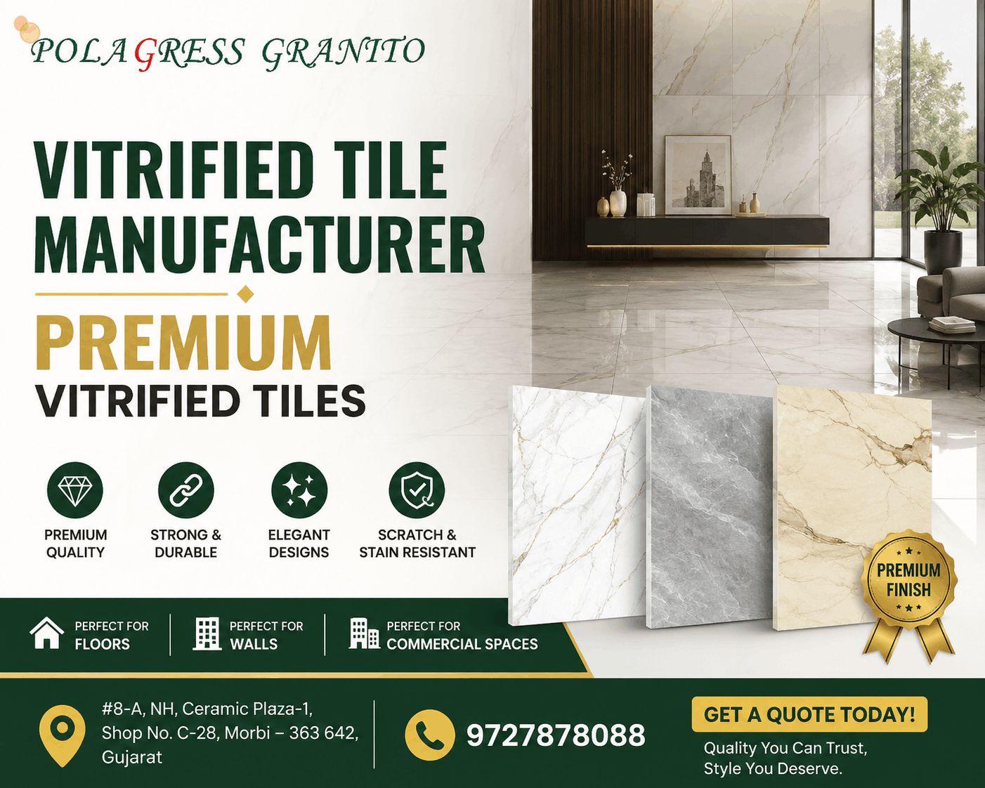 Vitrified Tiles Manufacturer in morbi