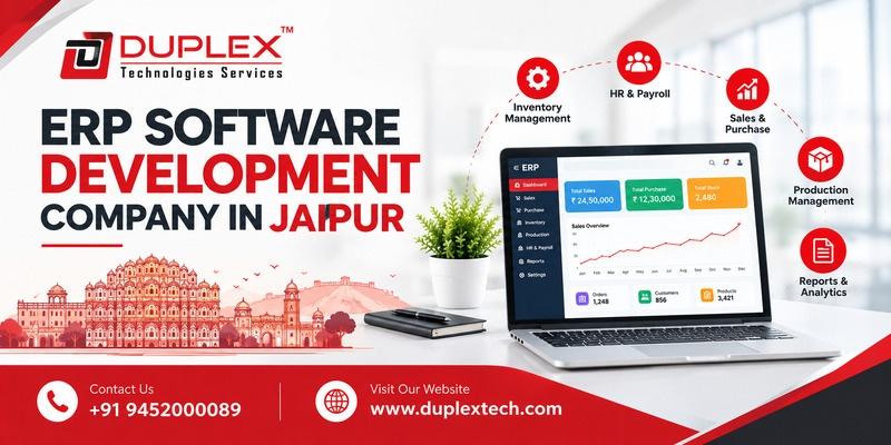 ERP Software Development Company in Jaipur for Smart Automation