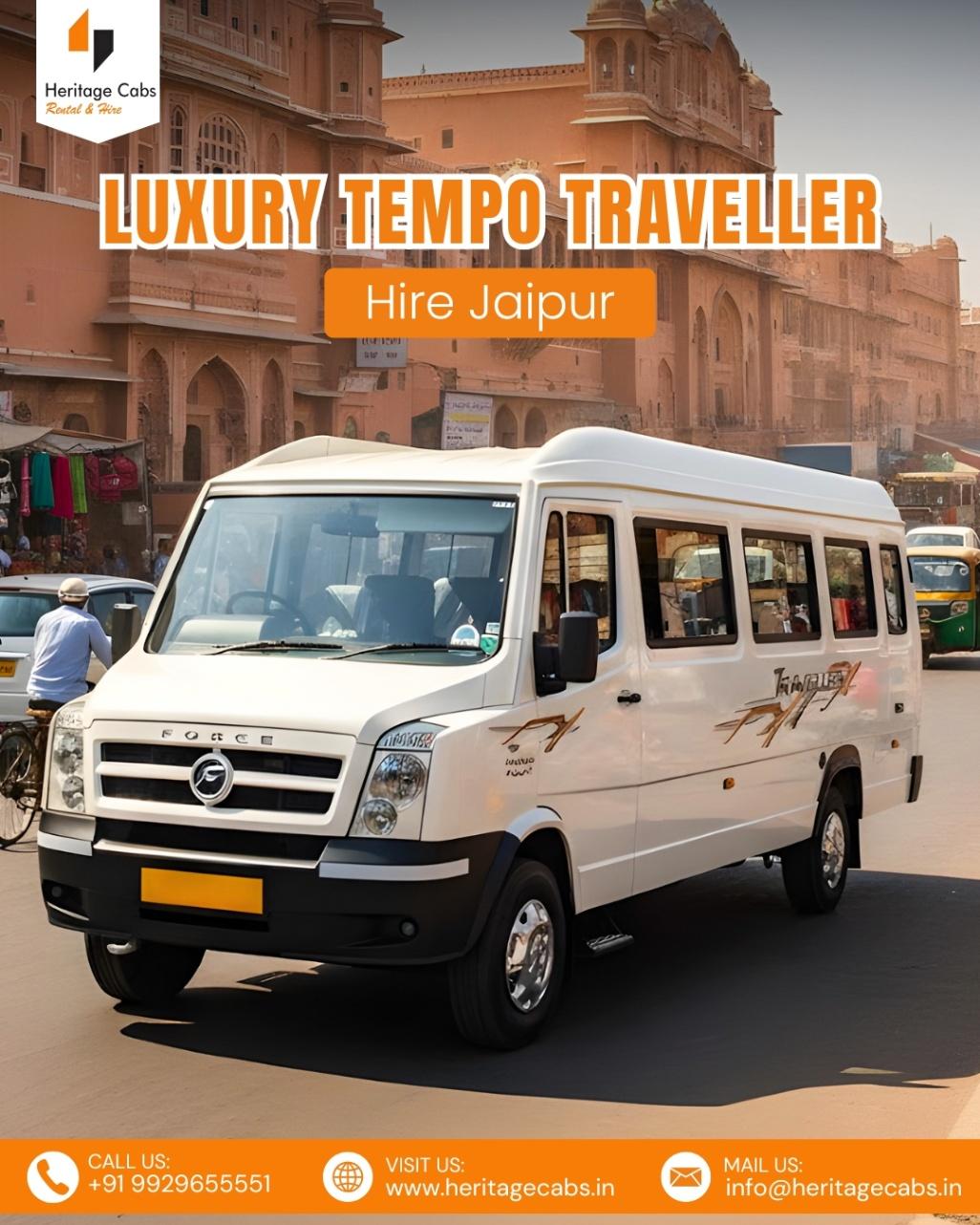 Luxury Tempo Traveller Hire Jaipur | Family & Group
