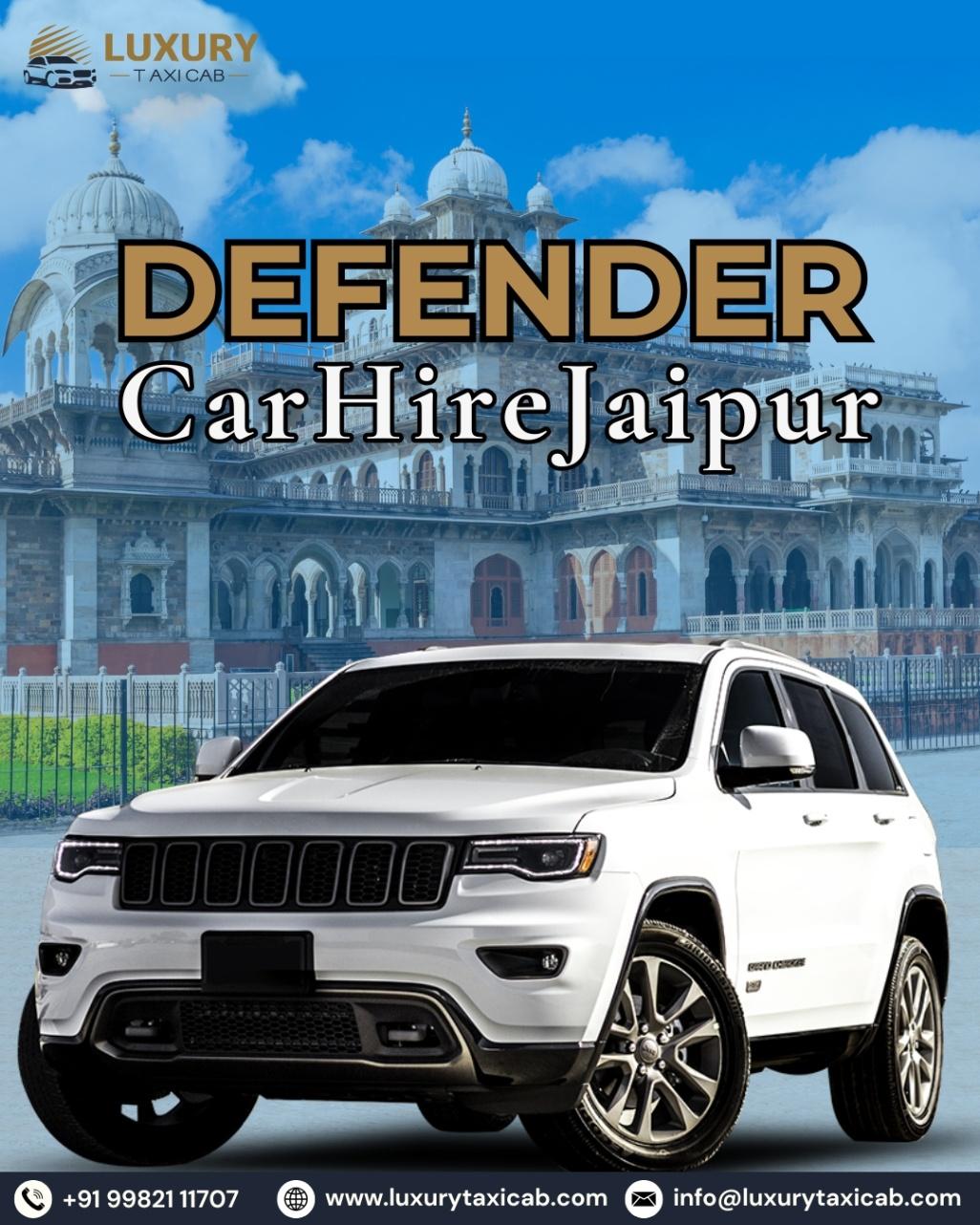 Hire a Land Rover Defender in Jaipur for Luxury Travel