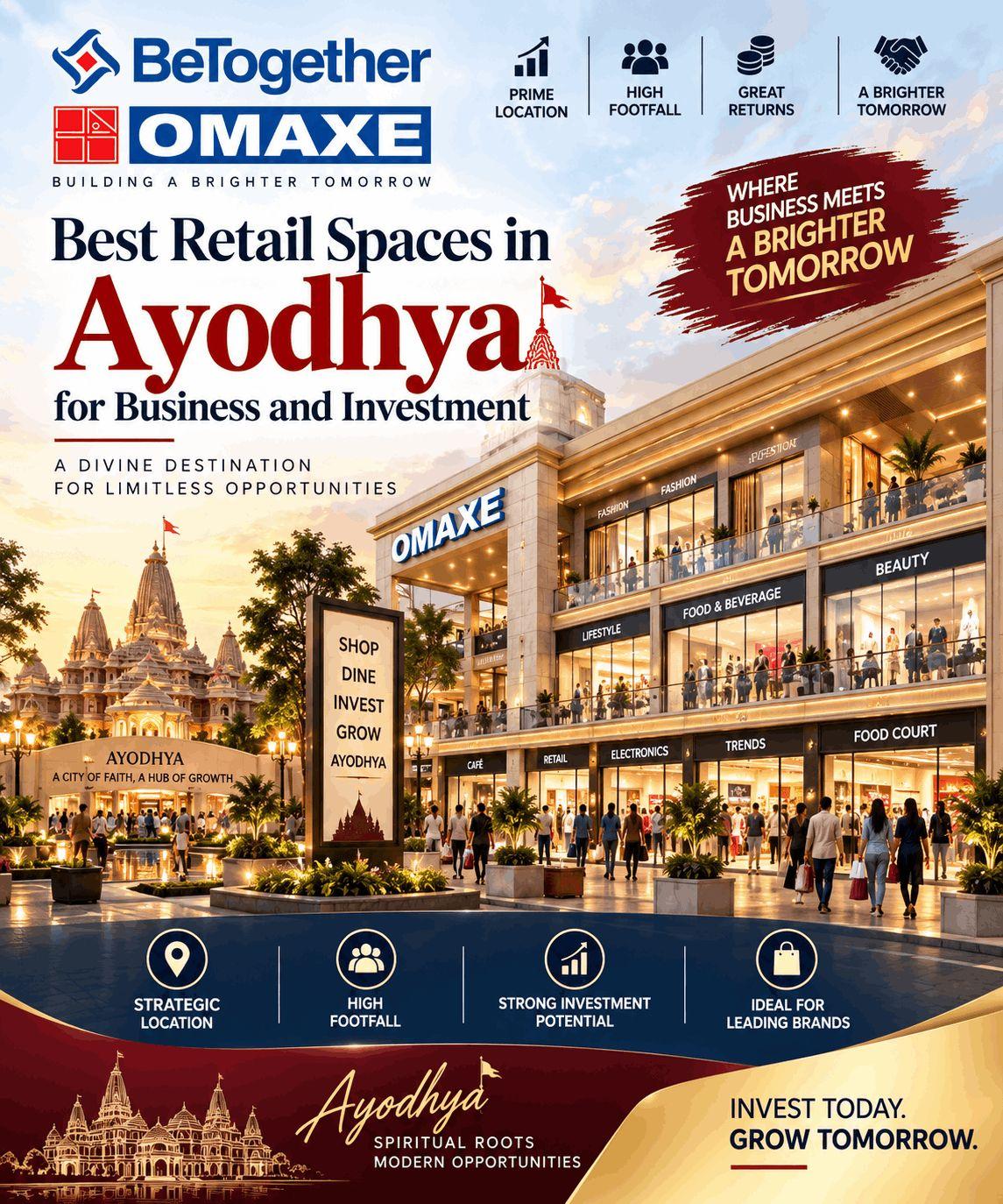 Best Retail Spaces in Ayodhya for Business and Investment