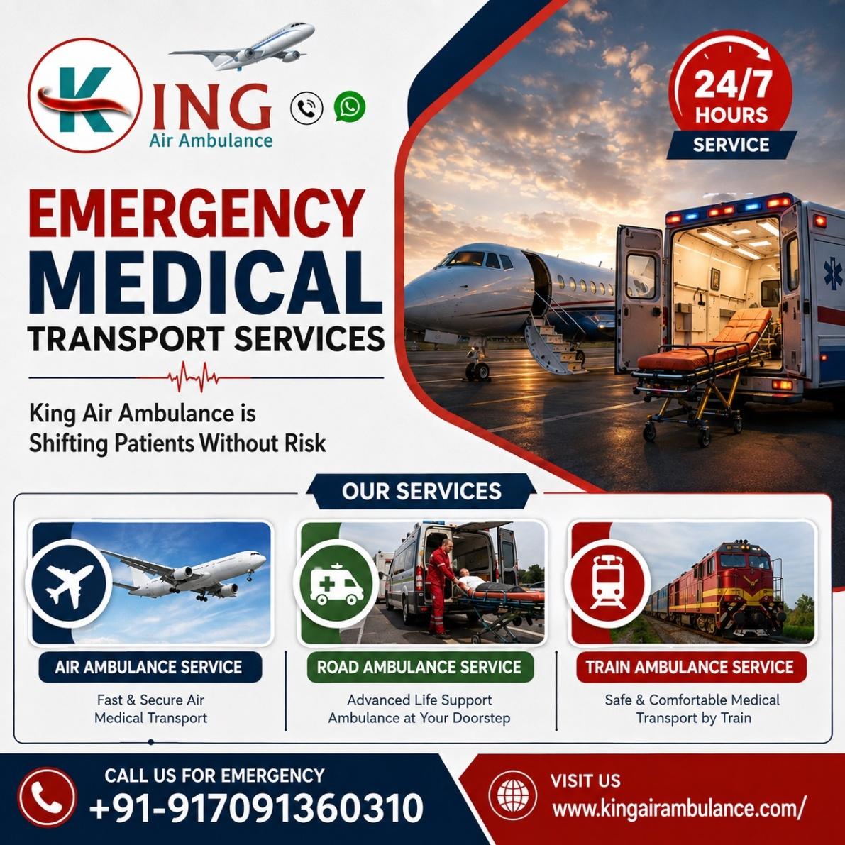 King Train Ambulance in Delhi- Professional Booking and Transport Assistance
