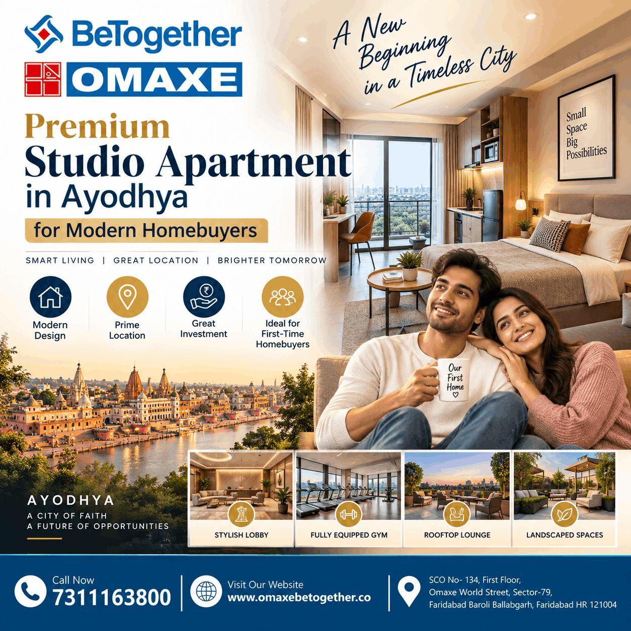 Premium Studio Apartment in Ayodhya for Modern Homebuyers