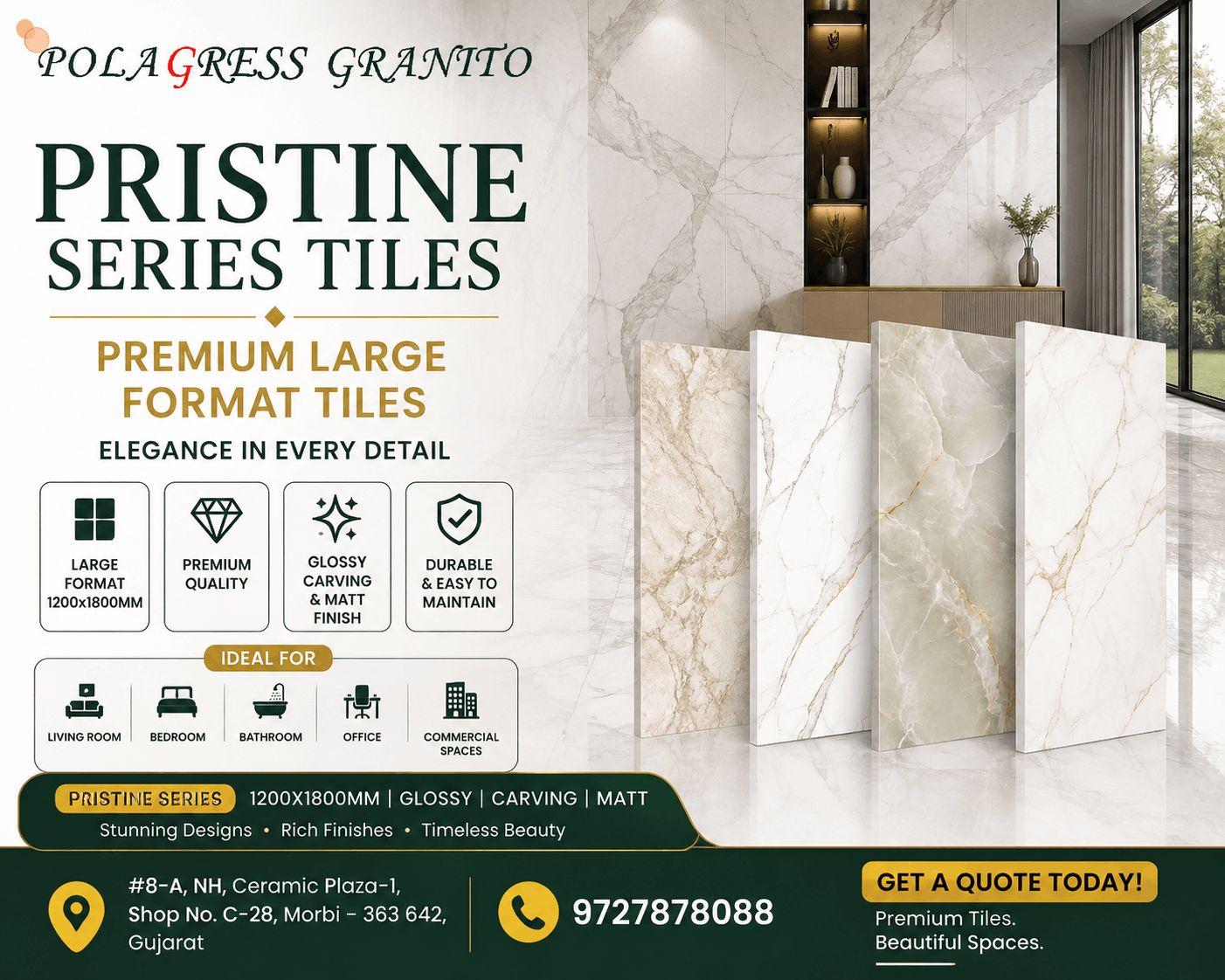 Pristine Series Tiles Manufacturer in Gujarat