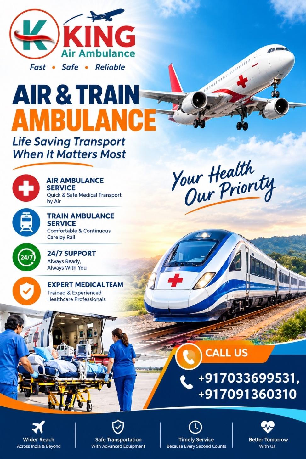 King Train Ambulance from Gorakhpur- operating with immediate effects