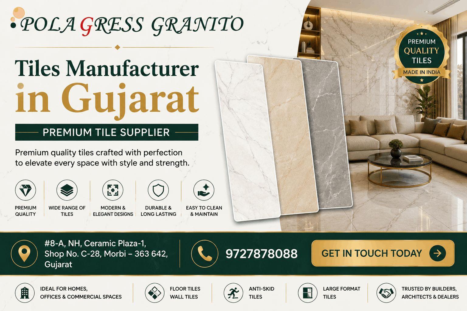 Tiles Manufacturer & Supplier for Builders and Projects