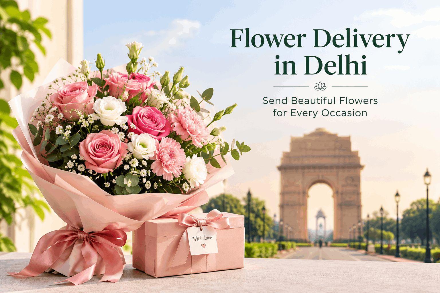 Flower Delivery in Delhi Send Beautiful Flowers for Every Occasion