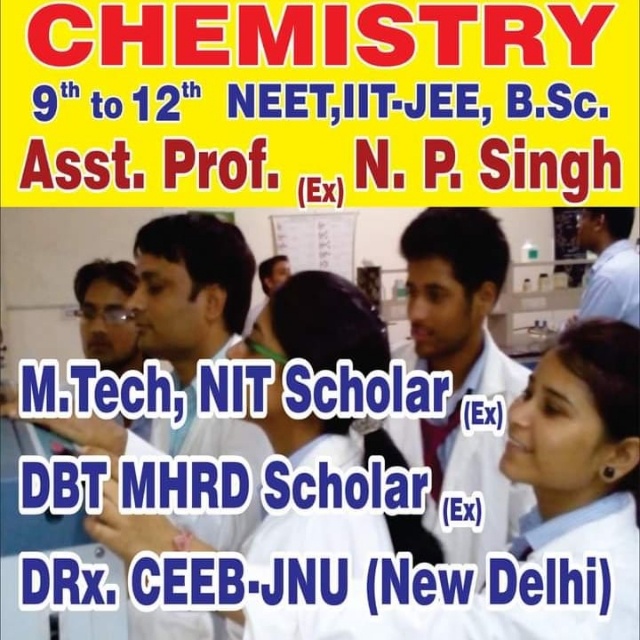 Chemistry, Class 11th/ 12th Tuition, Class 9th/ 10th Tuition, Entrance Coaching/ NEET, Engineering Entrance/ IIT-JEE; Exp: More than 15 year