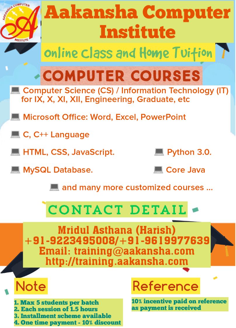 Class 11th/ 12th Tuition; Exp: More than 15 year