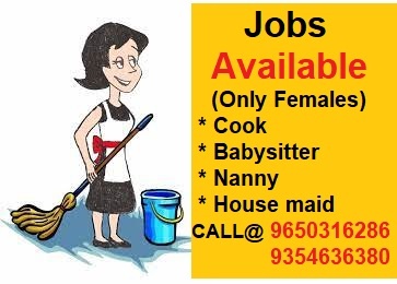 Maid/ Domestic help, Cooking service, Elderly Care, Child Care, Other domestic services; Exp: Some experience (0-1 years)