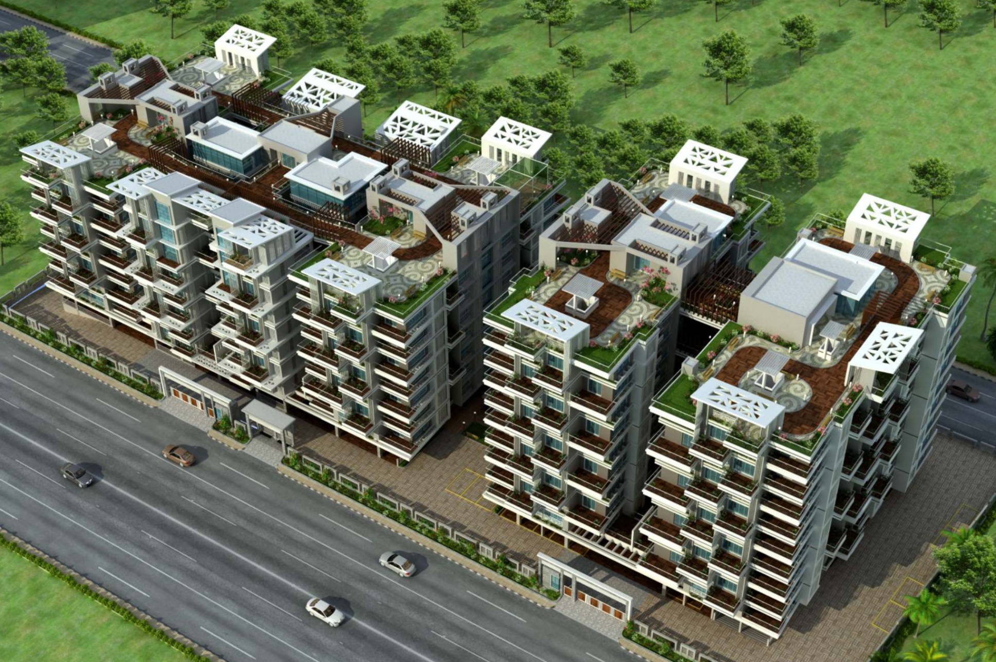 3 Bed/ 3 Bath Apartment/ Flat; 1,200 sq. ft. carpet area; Ready To Move for sale @DIXIT NAGAR