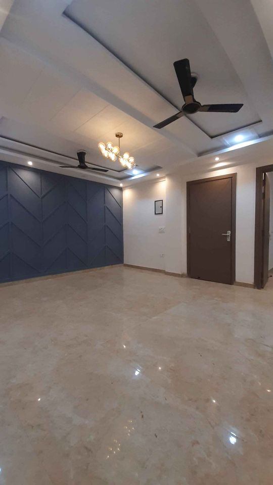 3 Bed/ 3 Bath Apartment/ Flat; 1,500 sq. ft. carpet area, Semi Furnished for rent @Chattarpur enclave phase2