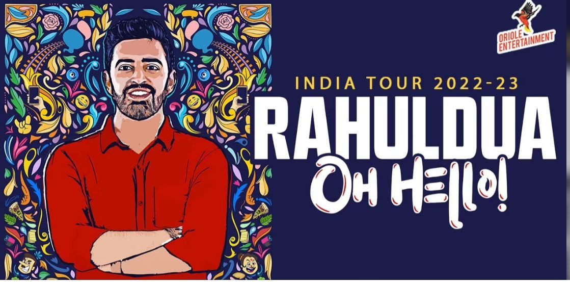 Stand up comedian Rahul Dua will be performing live in Chandigarh on Dec. 1st 2022.
