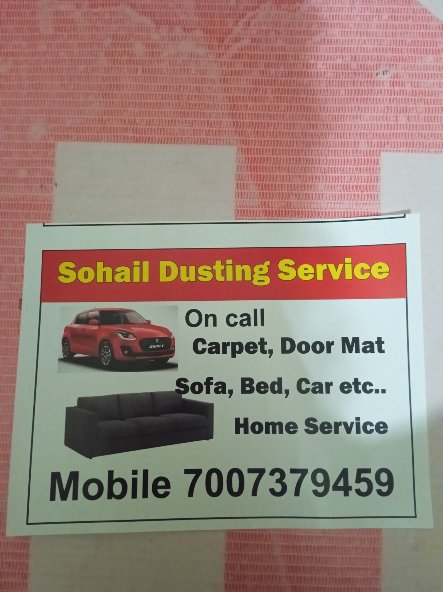 Other domestic services, Driver/ Taxi service; Exp: More than 10 year