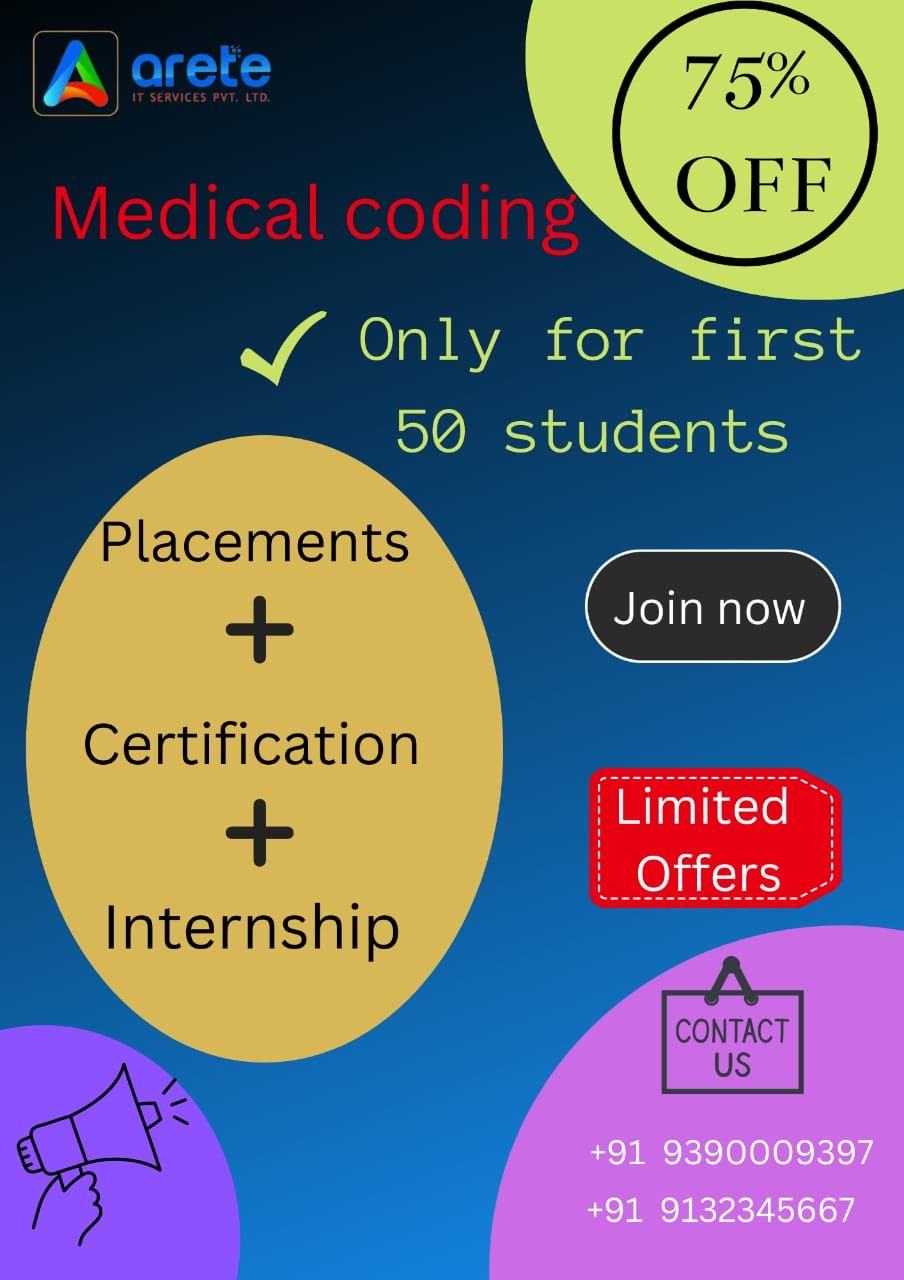 Best medical coding course with good placements 