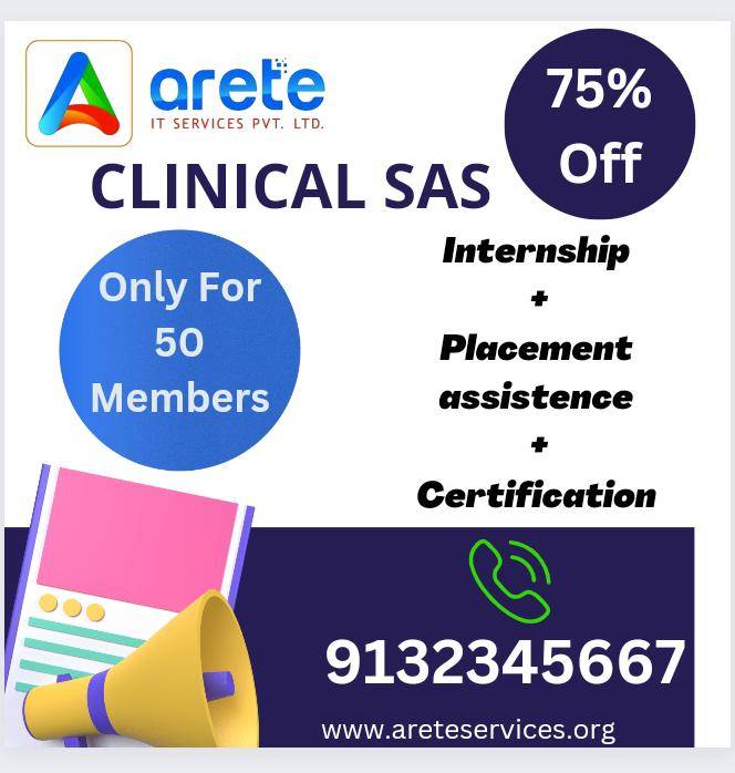Best clinical SAS course with good placements 