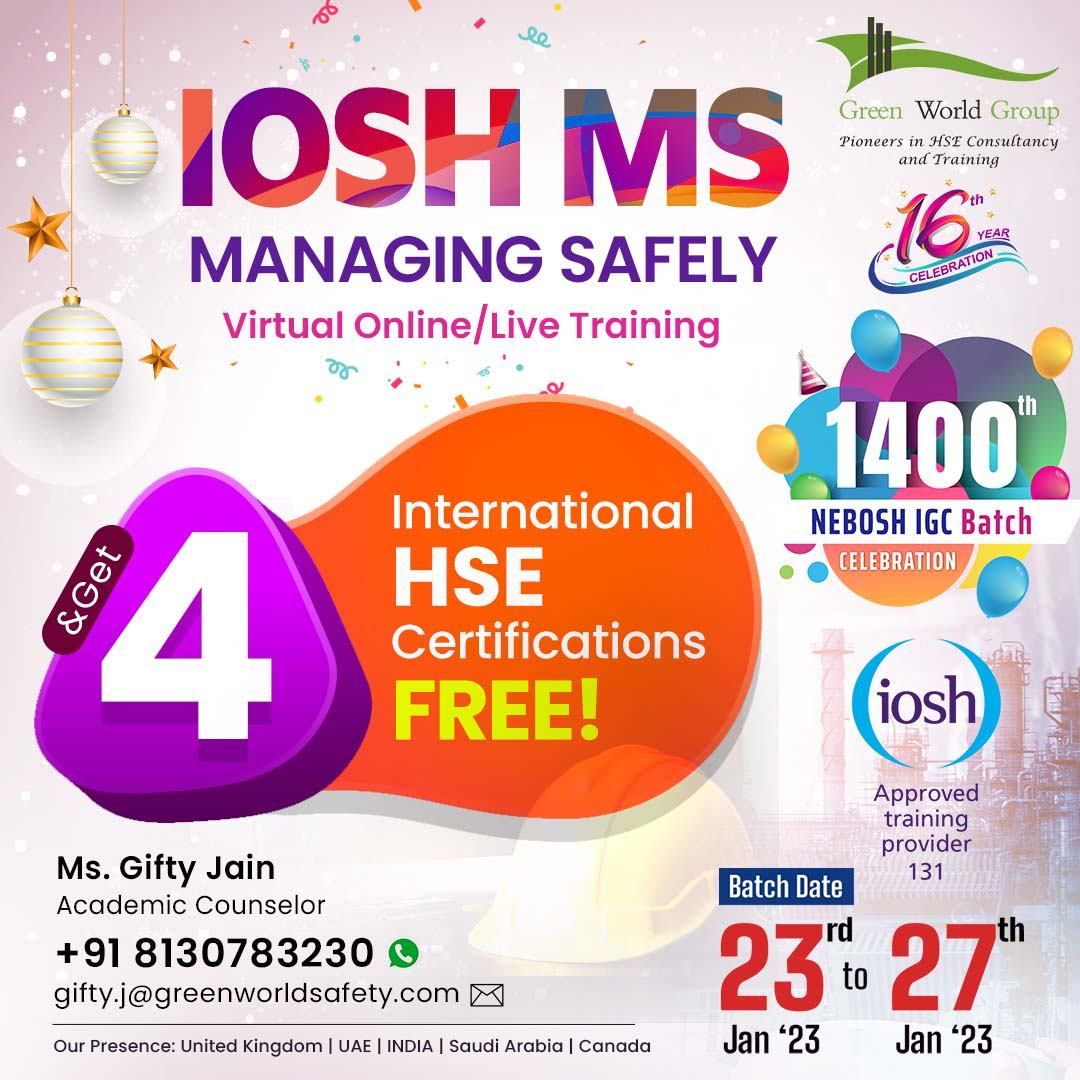 Christmas Special offer on IOSH MS 