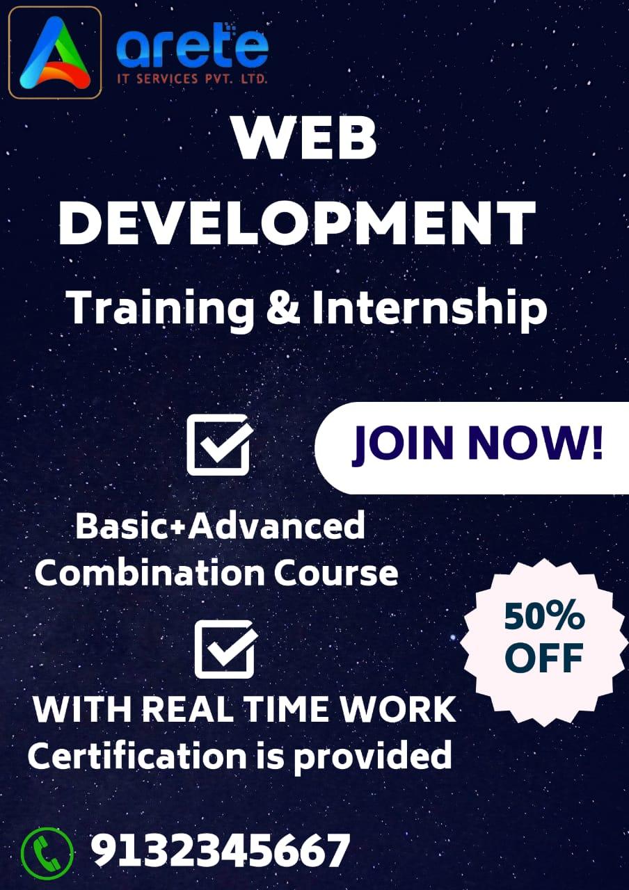 Best web development course with good placements 