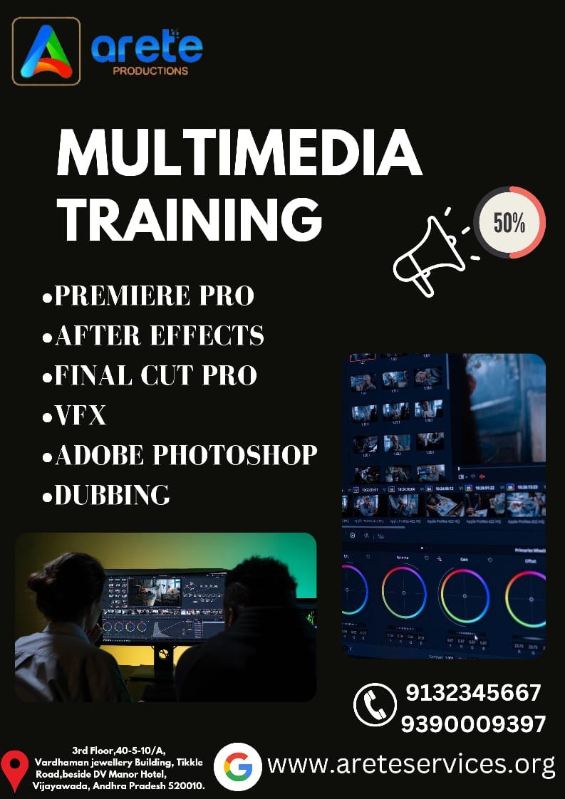 Best multimedia training with good placements 