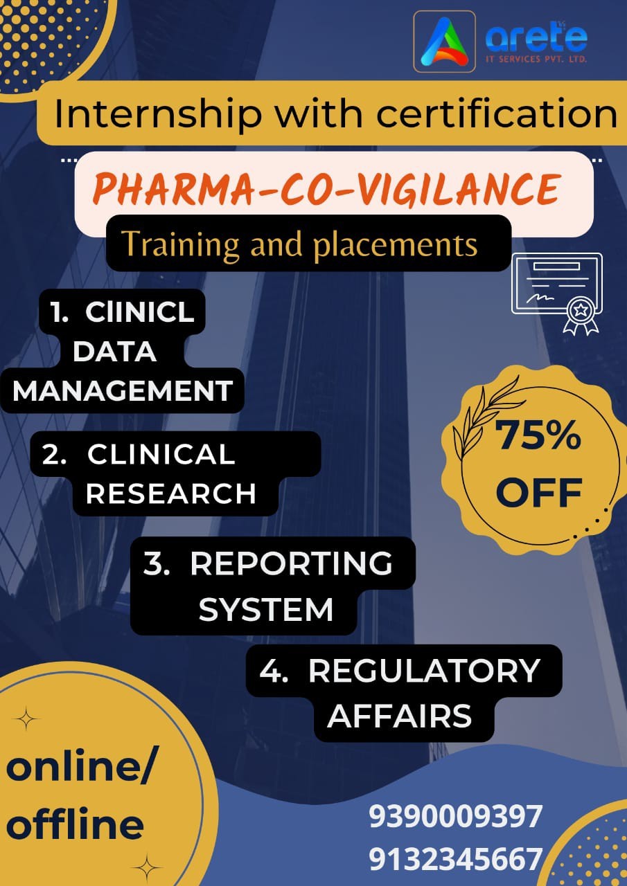Best Pharmacovigilance course with good placements 