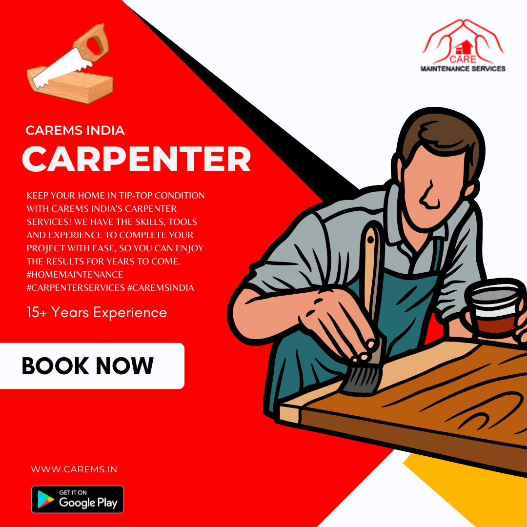 Carpenter; Exp: More than 15 year