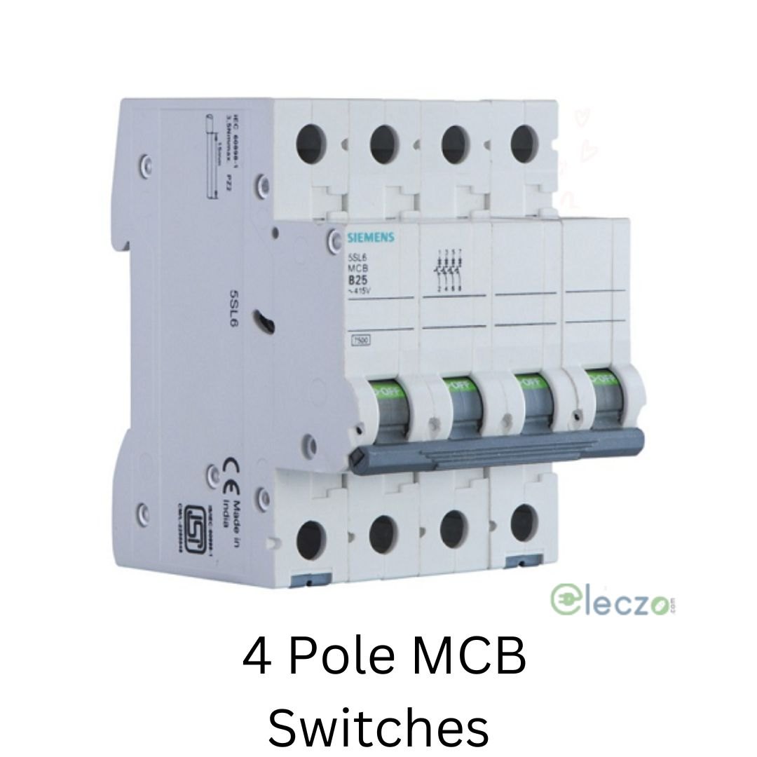 4 Pole MCB Switch