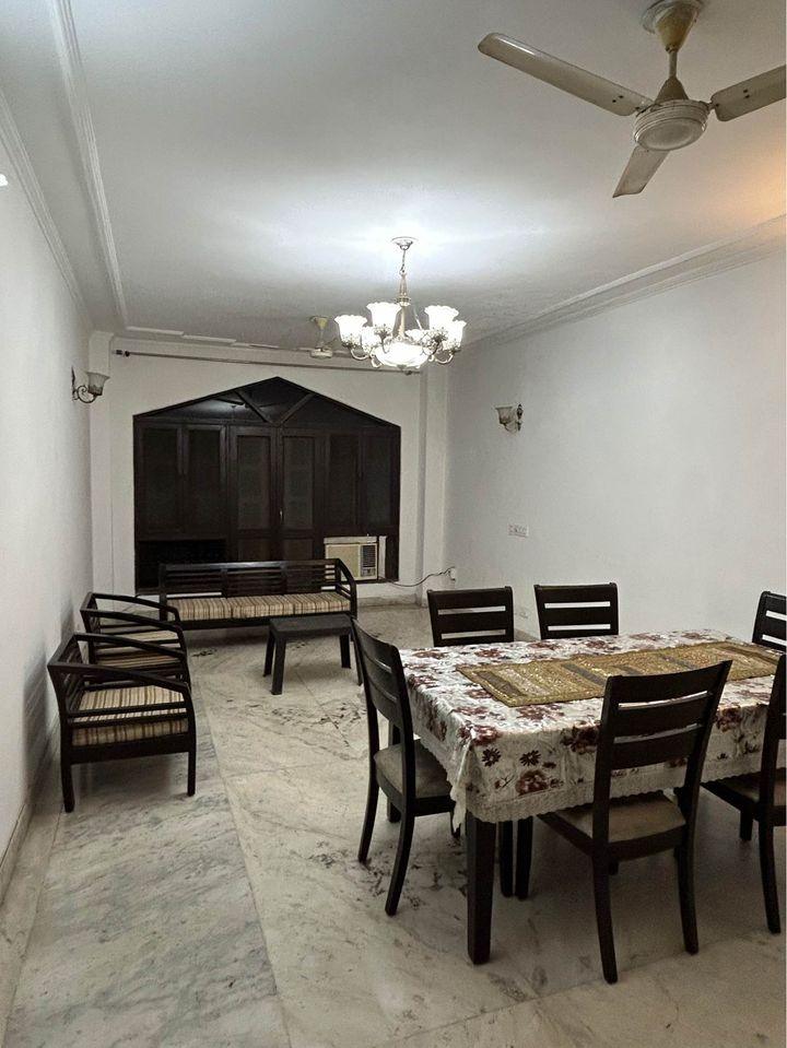 3 Bed/ 3 Bath Rent Apartment/ Flat, Furnished for rent @Greater Kailash 1 new delhi