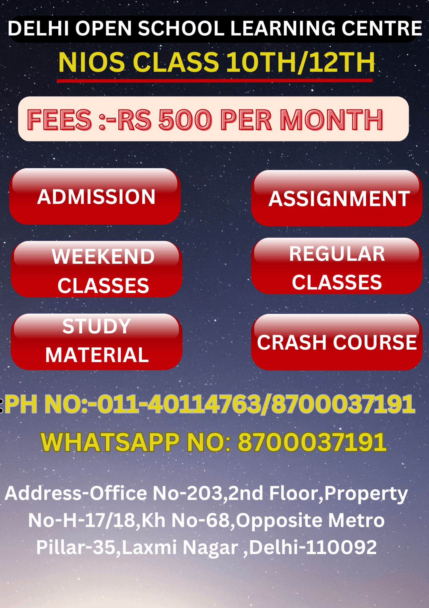 Middle Class (6th -8th) Tuition, Class 9th/ 10th Tuition; Exp: Some experience (0-1 years)