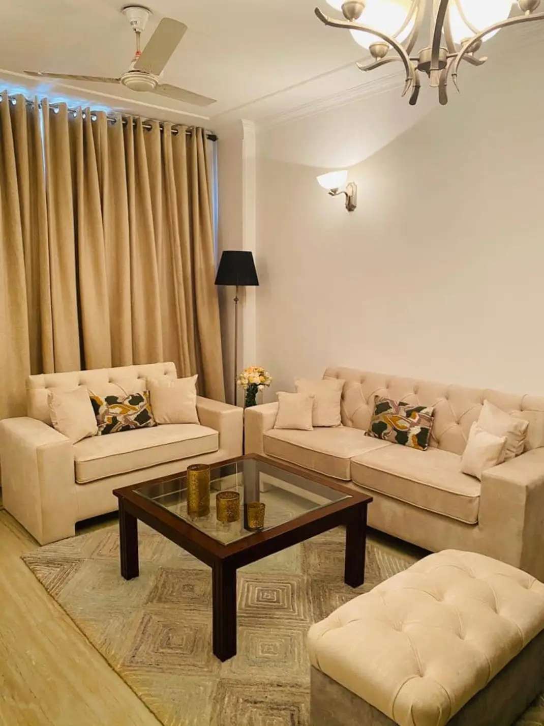 3 Bed/ 3 Bath Rent Apartment/ Flat, Furnished for rent @Greater kailash  2 enclave 