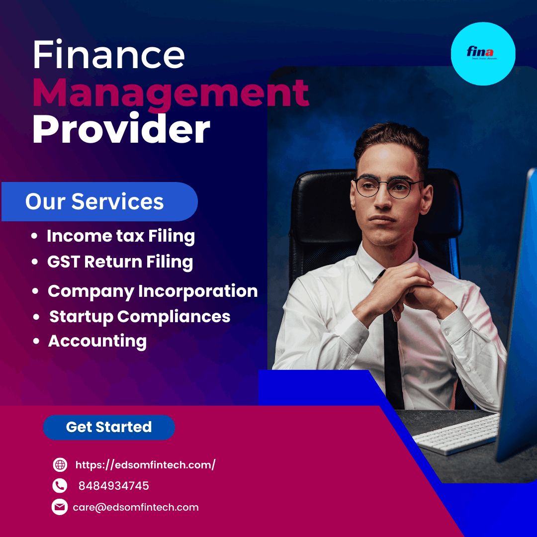 Finance Management Services | Tax Filing App | Fina | Edsom Fintech 