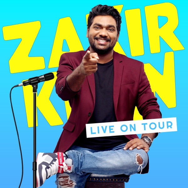 Stand-up comedian Zakir Khan live in Ahmedabad on Apr. 16th 2023
