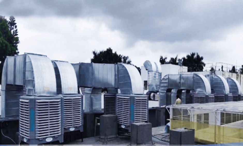 Industrial Evaporative Cooling System | Industrial Evaporative Cooling System supplier, Manufacturer in Pune, India