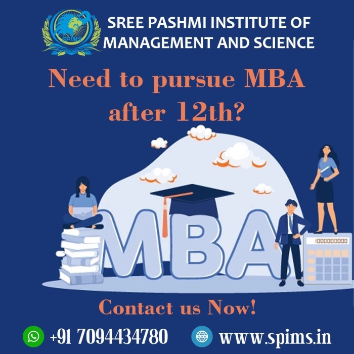 Need to pursue MBA after the 12th? Contact Us Now!