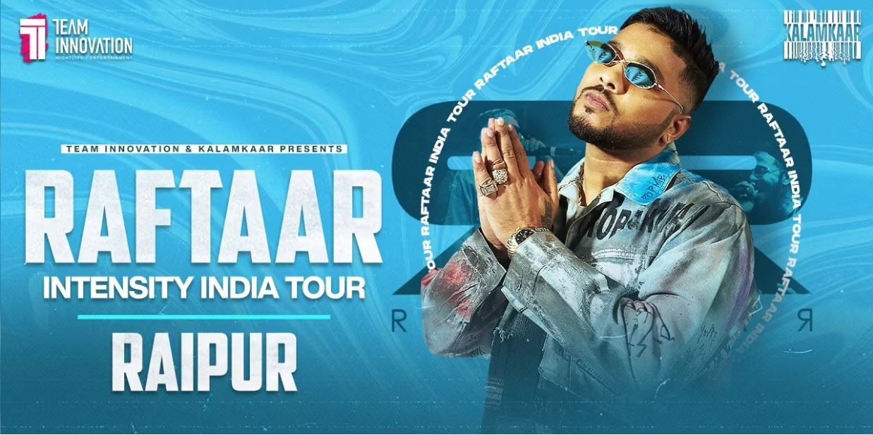 Indian rapper Raftaar live in Raipur on May 28th 2023