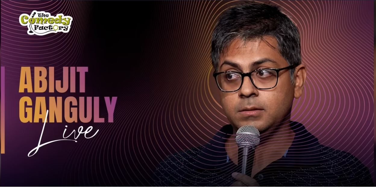Stand-up comedian Abijit Ganguly live in Ahmedabad on Jun. 4th 2023