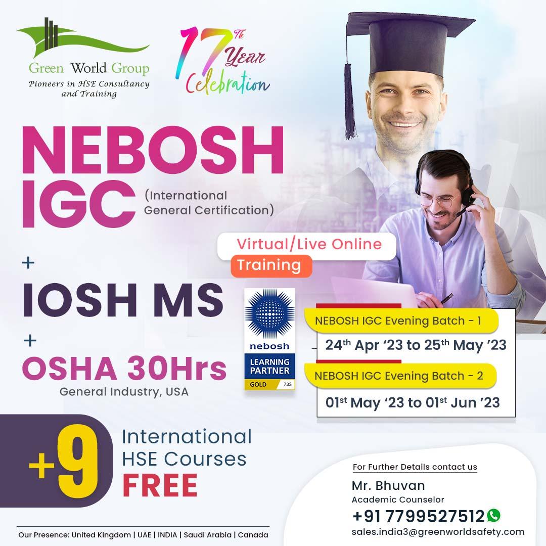  Achieve your HSE Career goals with NEBOSH IGC