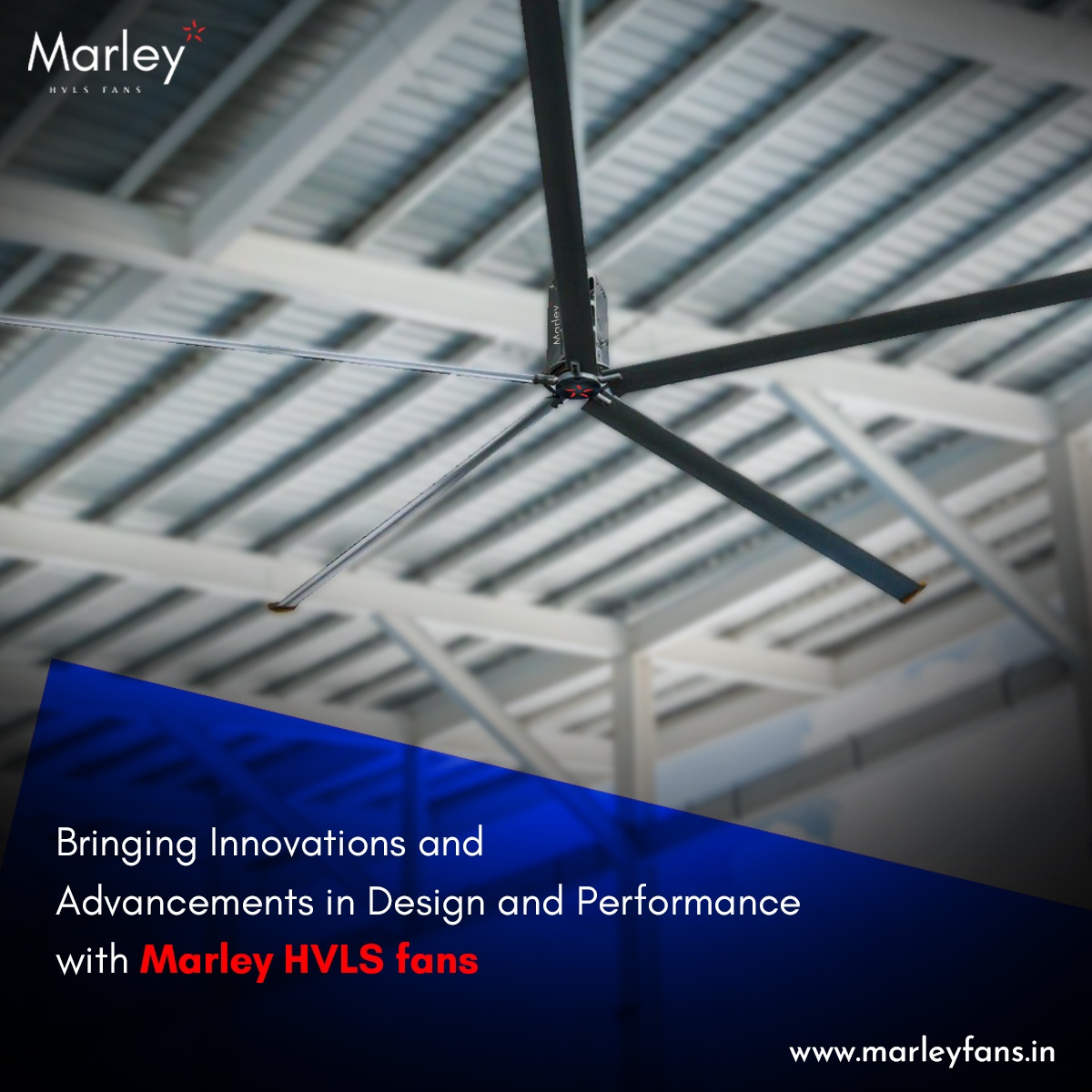 HVLS Fans Manufacturer & Supplier in India | Marley HVLS Fans