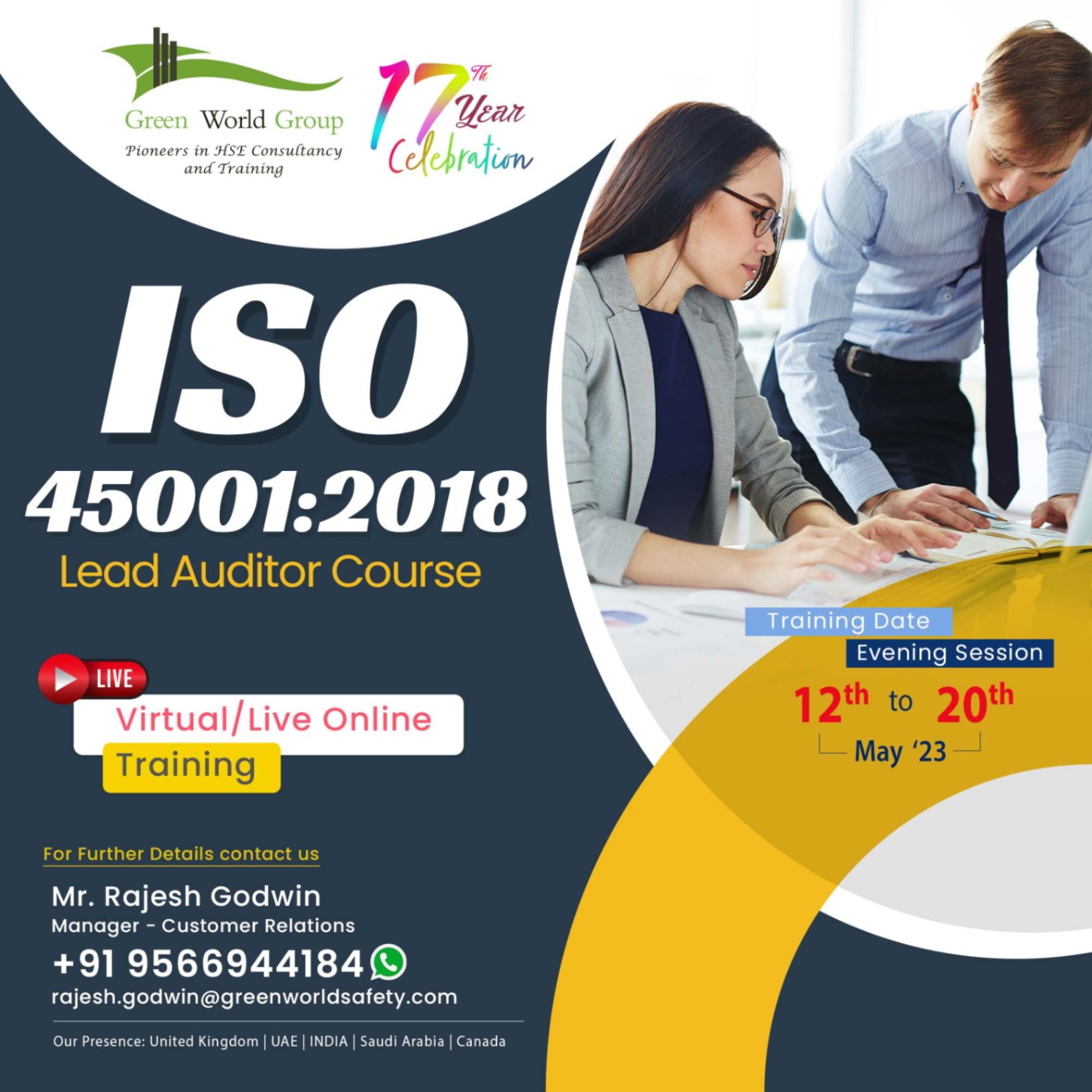 Sign up for ISO Lead Auditor Training Now...!!