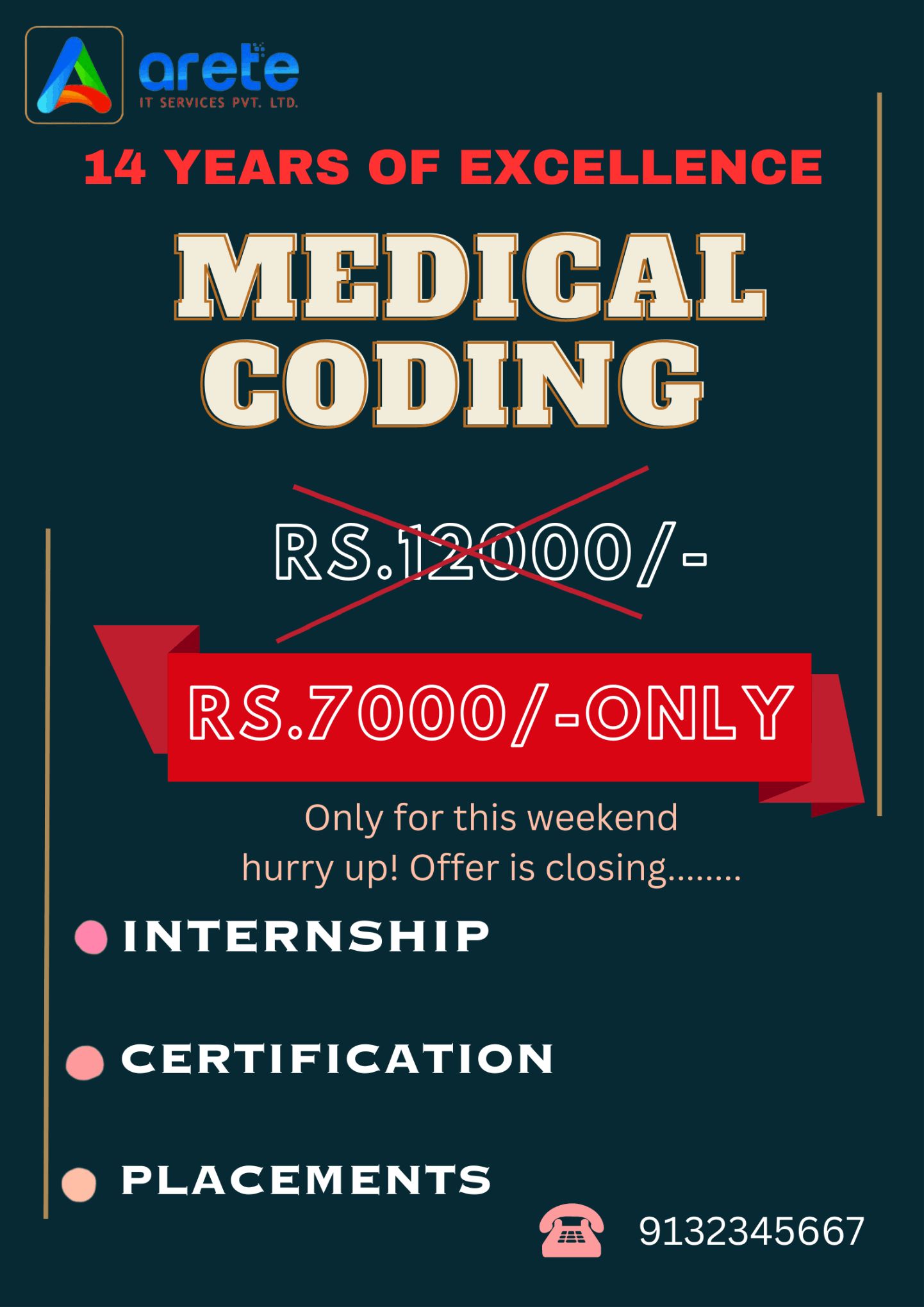 Medical coding coaching with placements 