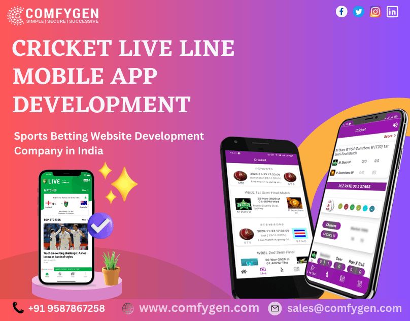 Cricket Live Line Mobile App Development service 