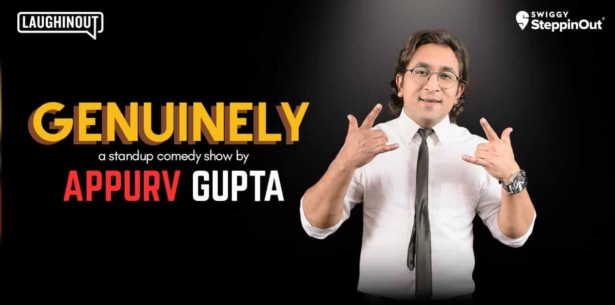 Stand-up comedian Appurv Gupta live in Kolkata on Jun 30th 2023
