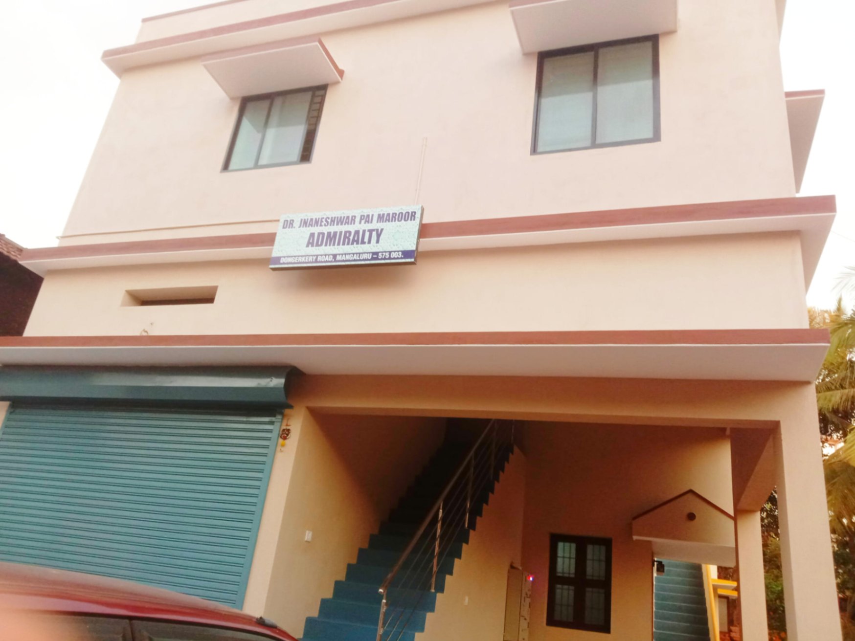 1 Bed/ 1 Bath Rent Apartment/ Flat; 450 sq. ft. carpet area, UnFurnished for rent @DONGERKERY ROAD MANGALORE