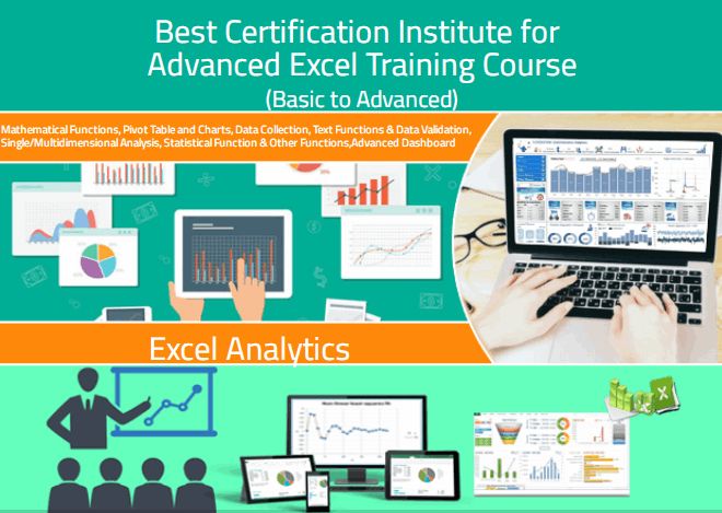 Excel Institute in Delhi, Dwarka, with VBA/Macros, MS Access SQL Certification, SLA Institute, 100% Job Guarantee