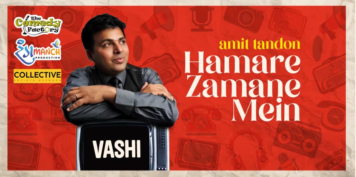 Stand-up comedian Amit Tandon live in Vashi on May 27th 2023